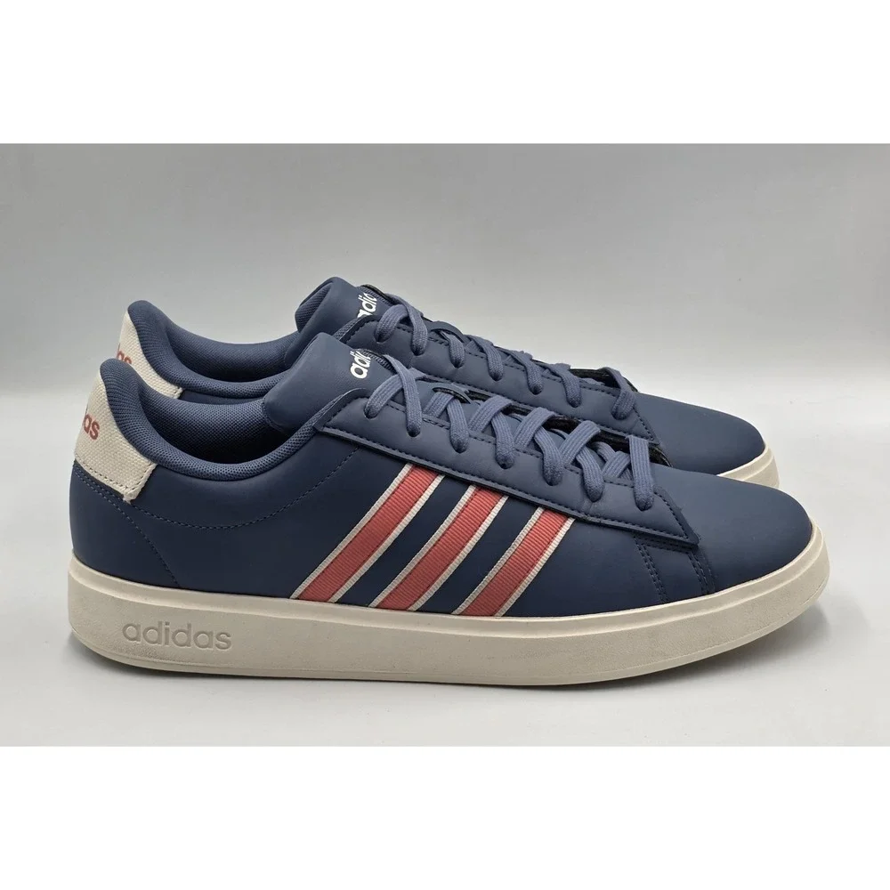 Adidas Grand Court 2.0‎ Men's 11.5 Blue Casual Lifestyle Sneakers Court Shoe
